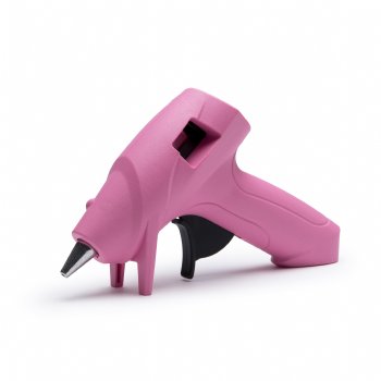 Pink 10W Hot Melt Glue Gun Craft DIY Repair Tool Wireless Glue Gun